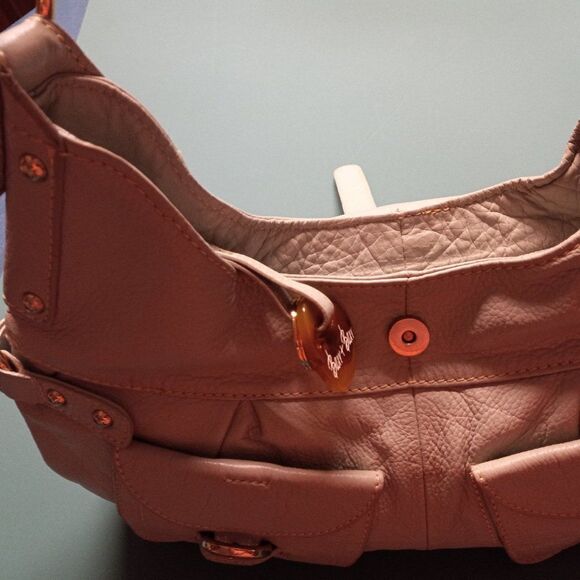 Barr & Barr New York  Light Blue Leather Silver tone Metal Shoulder bag - Picture 4 of 10